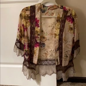 BKE 3/4 sleeve cardigan